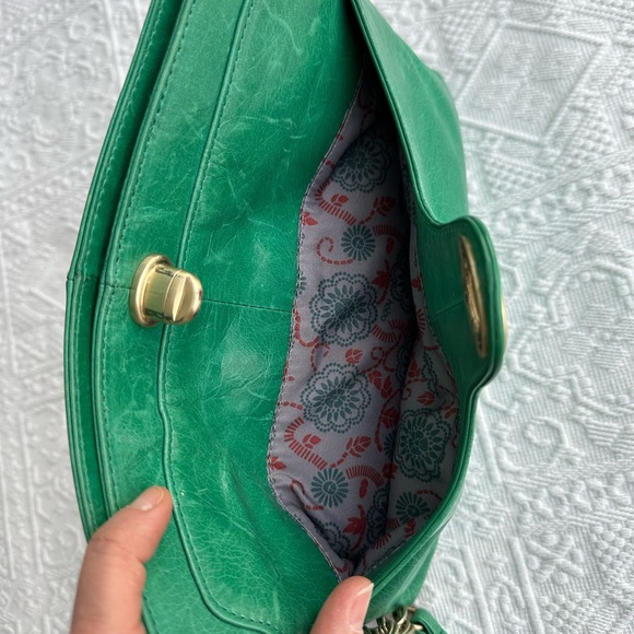 HOBO Intl. Leather Vintage Green Shoulder bag - Picture 3 of 12